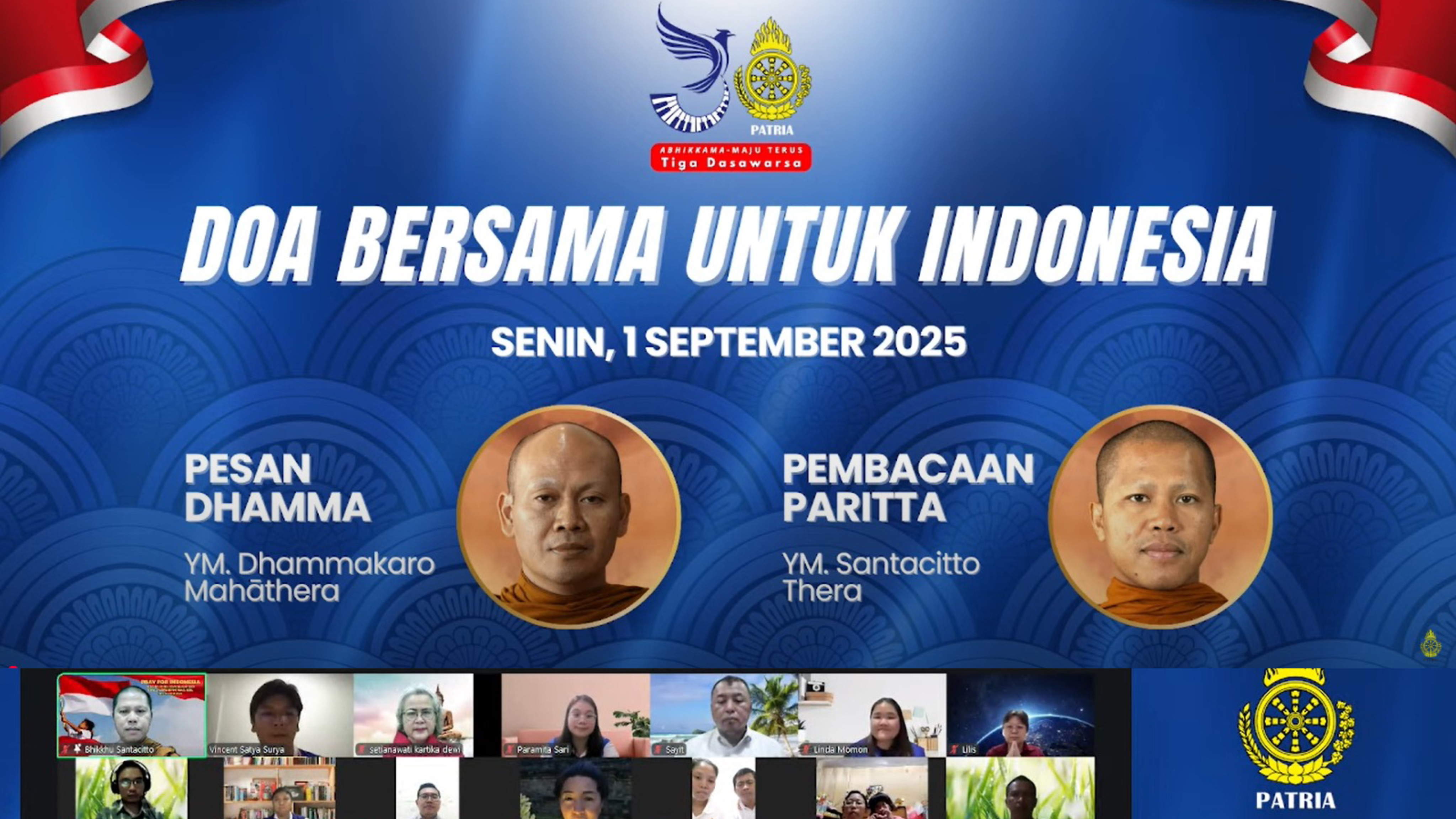 Doa bersama untuk indonesia