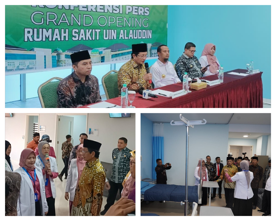 Menteri Agama Nasaruddin Umar Resmikan Rumah Sakit UIN Alauddin Makassar
