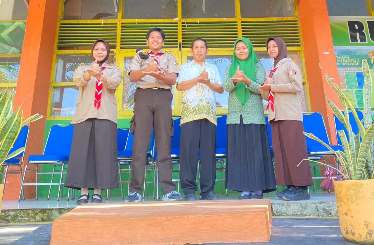 Kandidat Ketua Ambalan MAN 2 Kota Parepare Paparkan Visi-Misi
