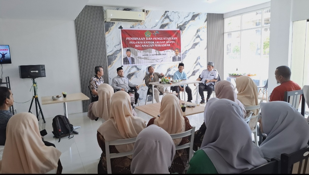 Kakankemenag Makassar Tekankan ASN KUA Wujudkan Program Prioritas dan Gerakan Kemenag ASRI