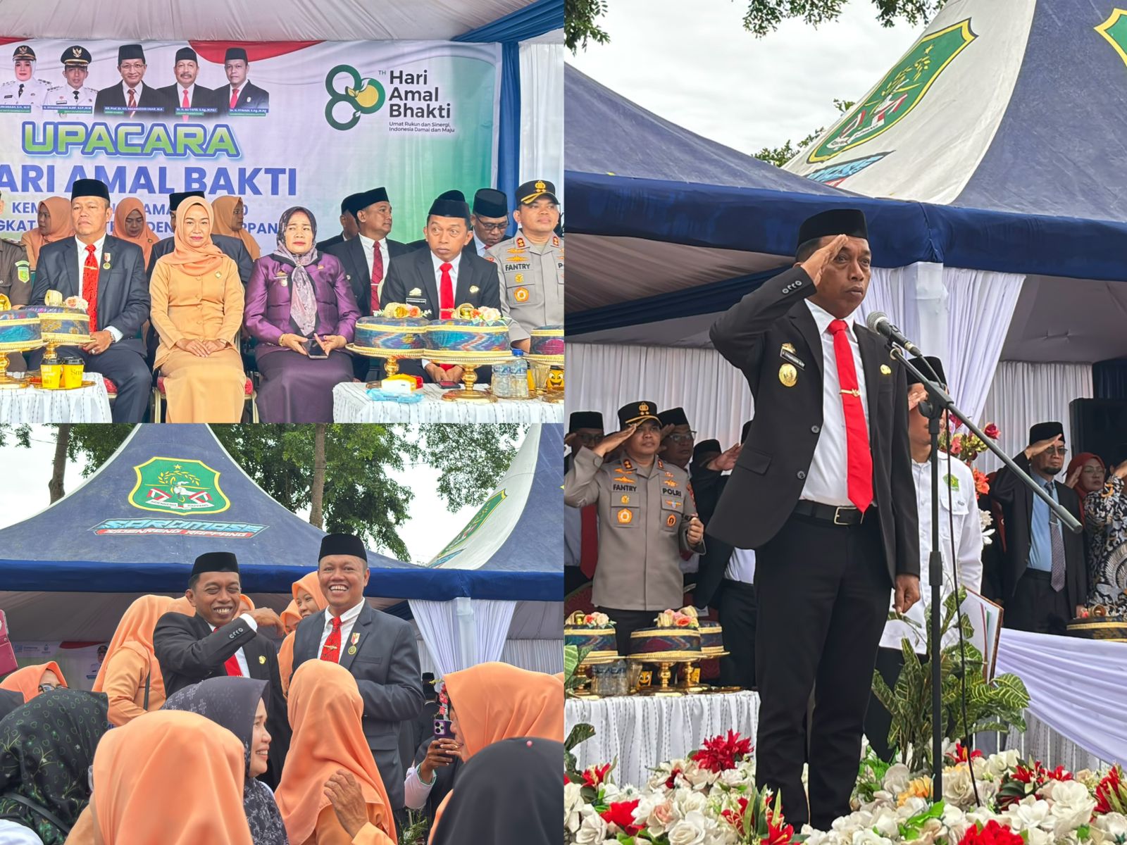 Upacara Apel HAB di Kementerian Agama Kabupaten Sidrap