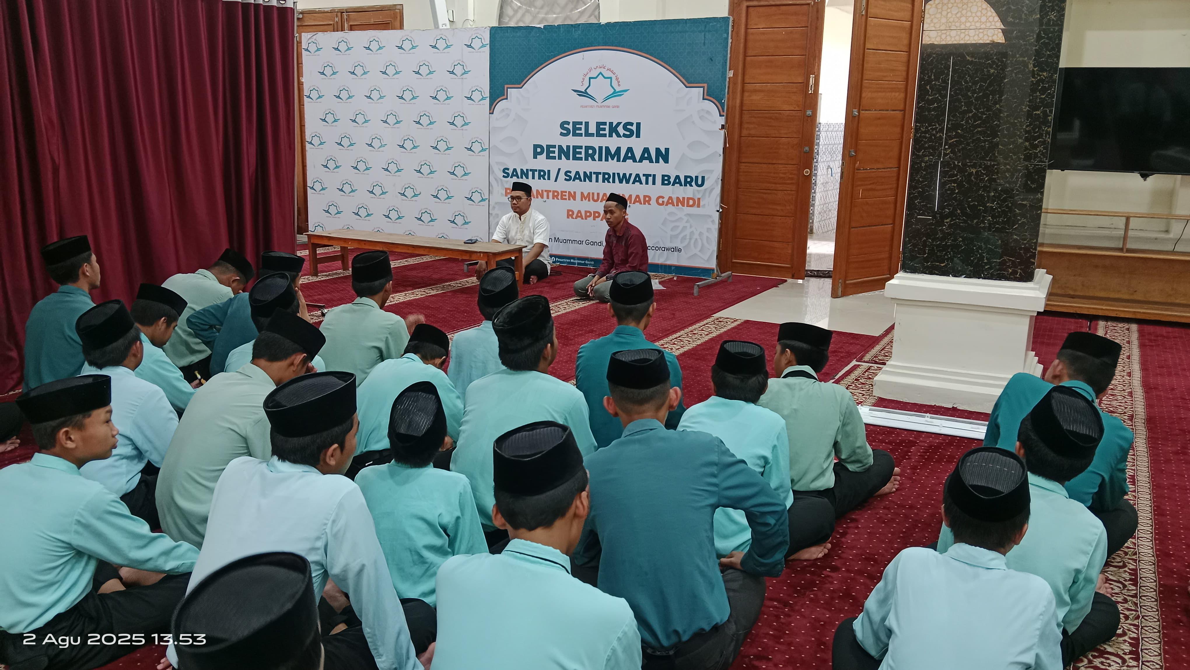 Rapat OSIM Ponpes Muammar Gandi