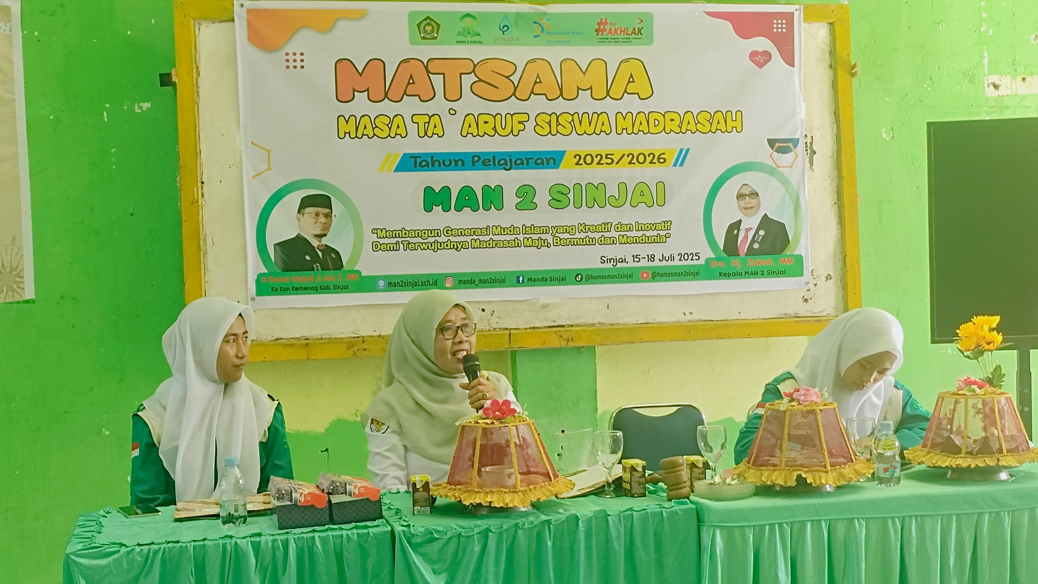 Kepala MAN 2 Sinjai Membawakan Materi Profil Madrasah