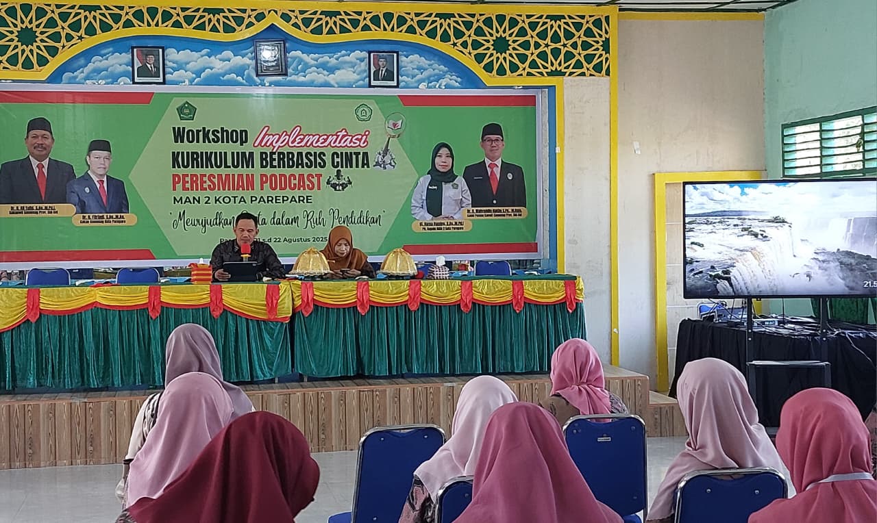 Lokakarya Implementasi Kurikulum Berbasis Cinta di MAN 2 Kota Parepare
