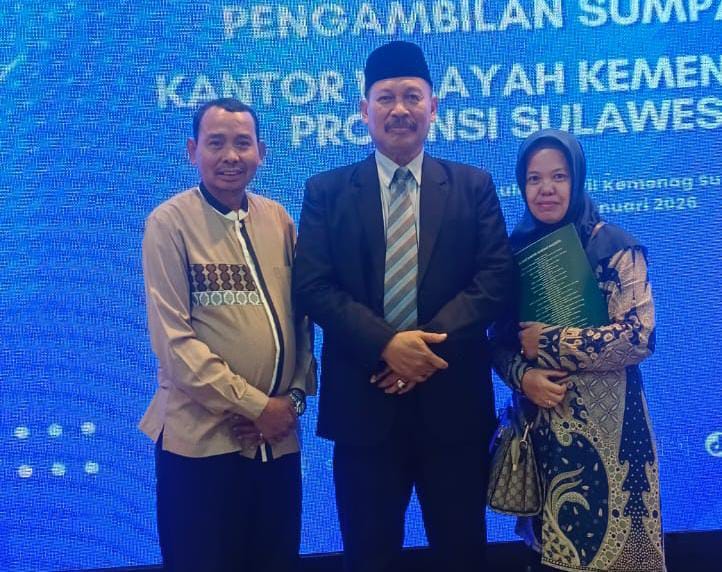 Bulkis Resmi Jabat Kepala Urusan Tata Usaha MAN 1 Kota Parepare