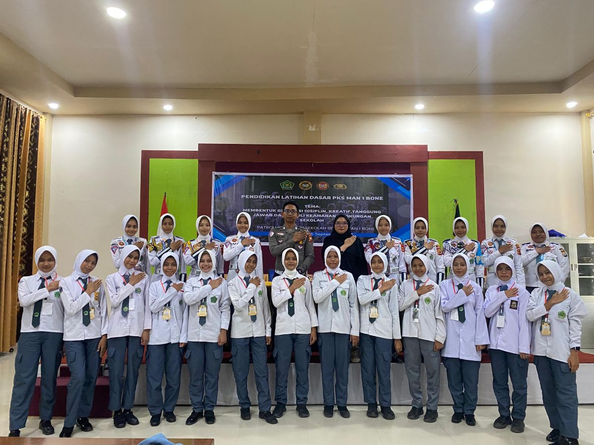 Peserta Diksar PKS MAN 1 Bone