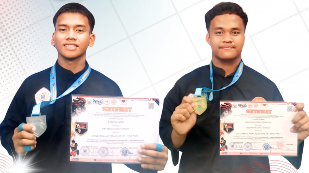 Gemilang di Panggung Nasional, Dua Santri MAS As’adiyah Dapoko Sabet Juara Hasanuddin Championship 2 pada Minggu (28/12/2025). Foto: Humas As'adiyah Dapoko