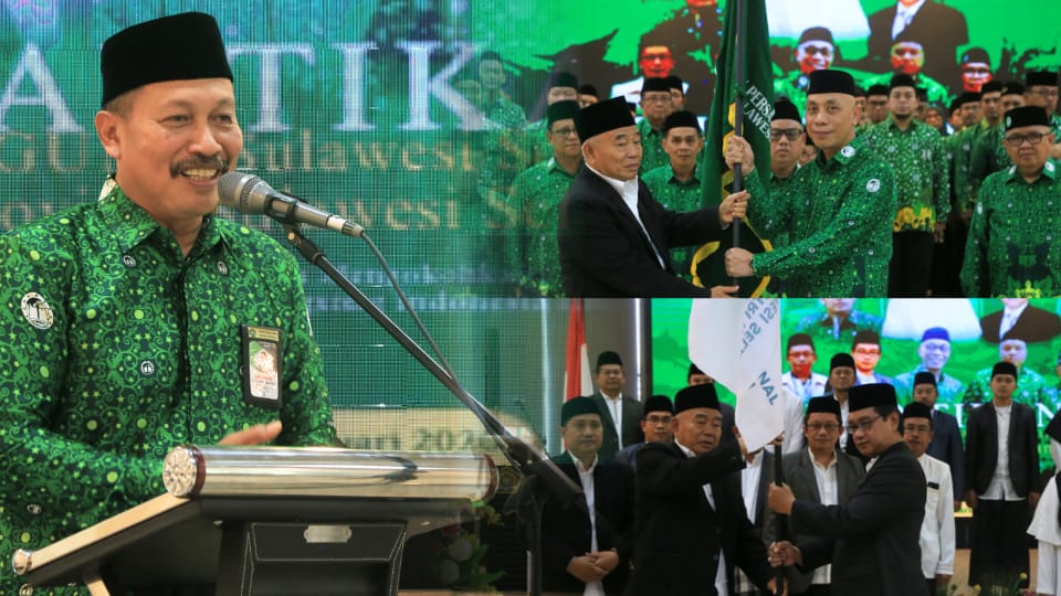 PW Pergunu Sulsel Resmi Dilantik, Kakanwil Kemenag Ali Yafid Jadi Dewan Pembina