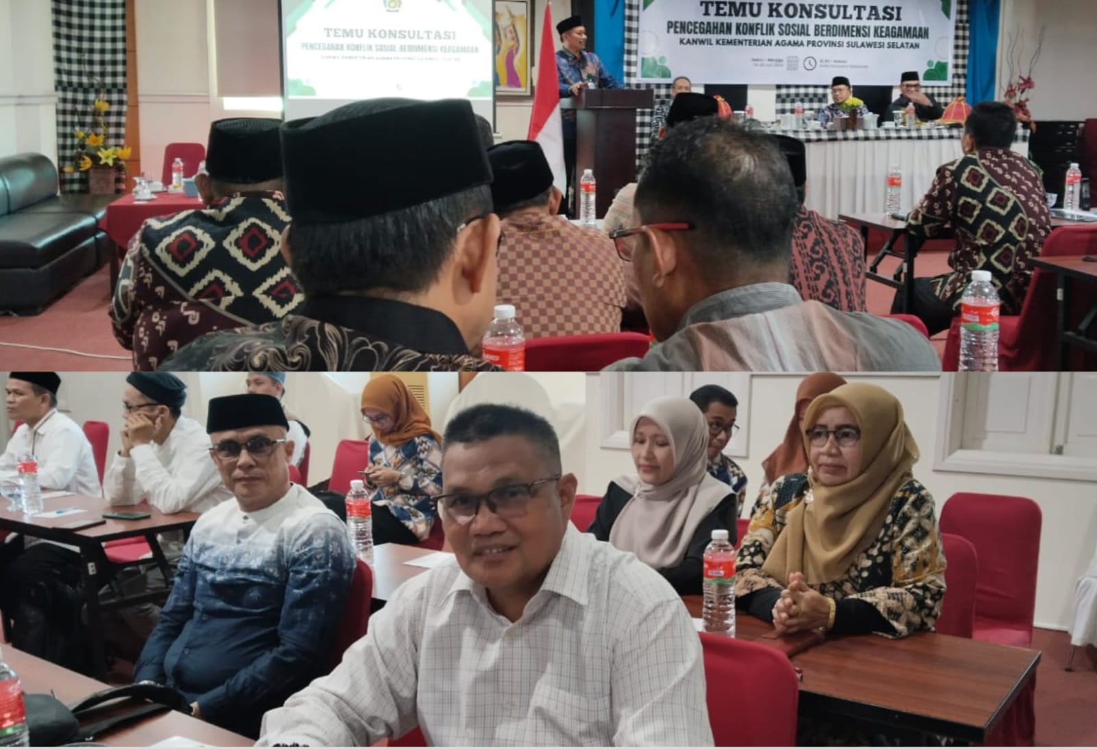 Kasubag TU dan Plt Kasi Bimas Islam Hadiri Temu Konsultasi Pencegahan Konflik Sosial Keagamaan