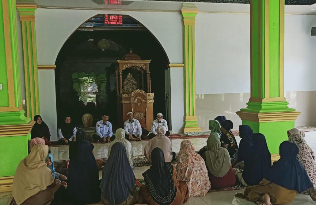 Suasana penyuluhan di masjid