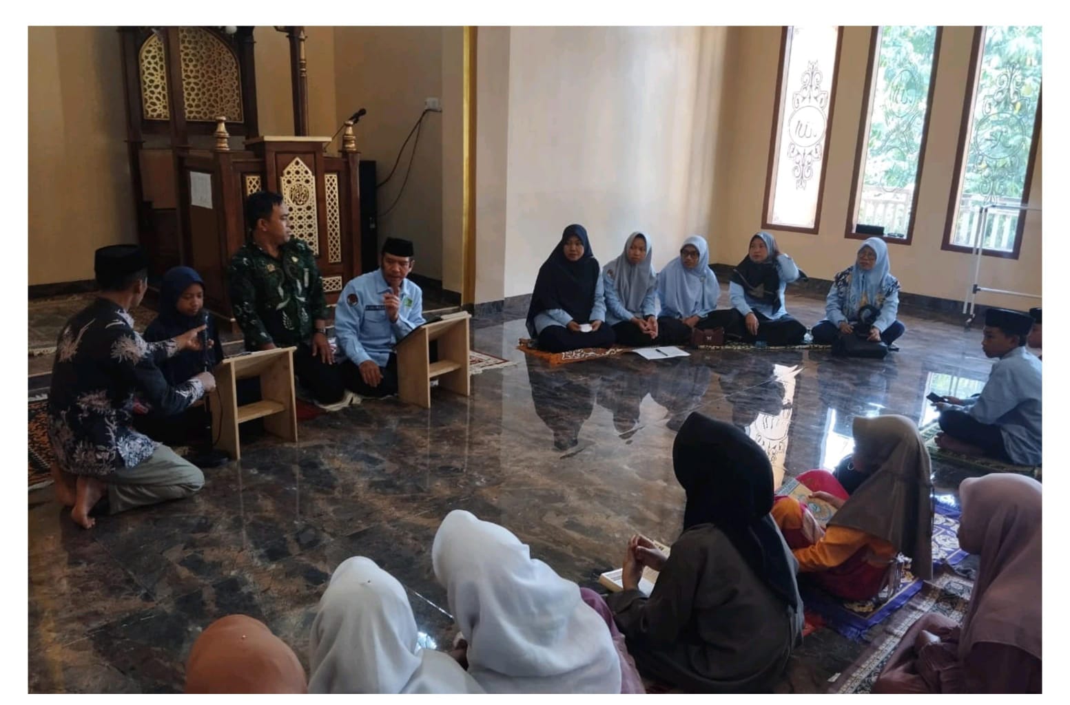 Suasana Tahsin di masjid