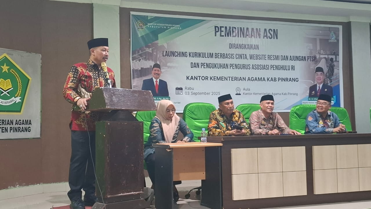 Kakanwil Kemenag Sulsel Tekankan Integritas dan Keteladanan Moral pada ASN Kemenag