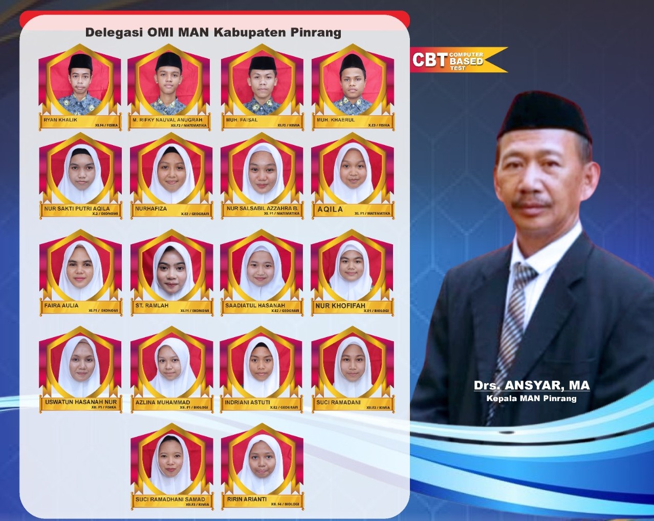 Ucapan Selamat OMI Kepala MAN Pinrang