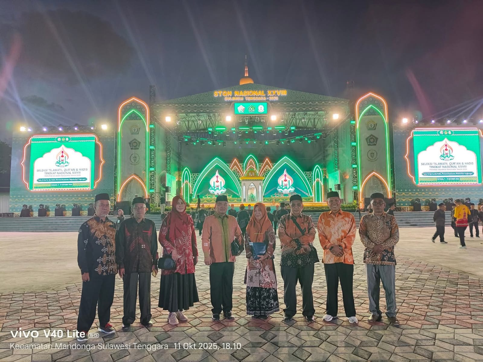 Kakan Kemenag Pinrang Hadiri Pembukaan STQH Nasional XXVIII di Kendari