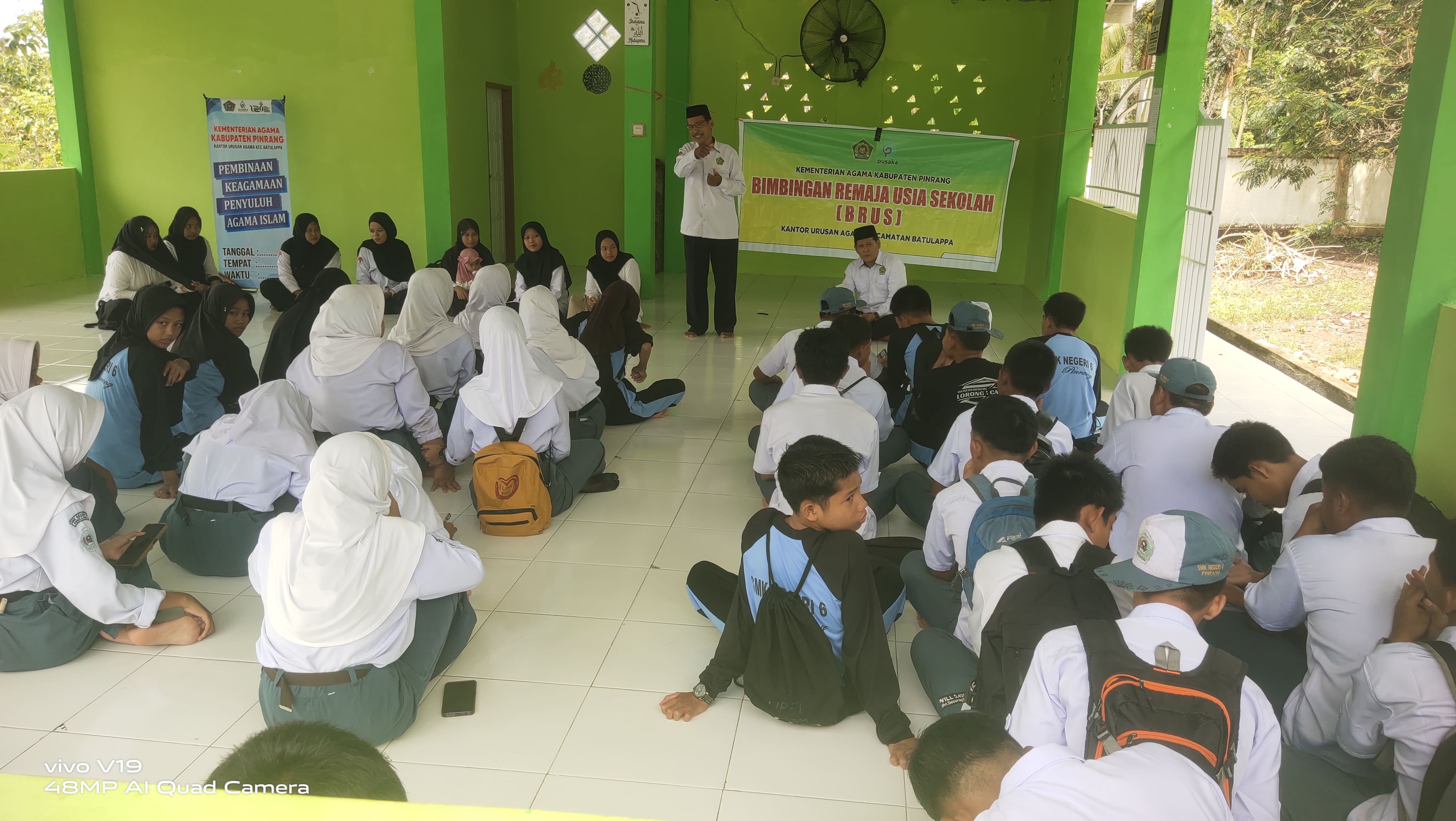 KUA Batulappa Gelar BRUS di SMKN 6 Pinrang