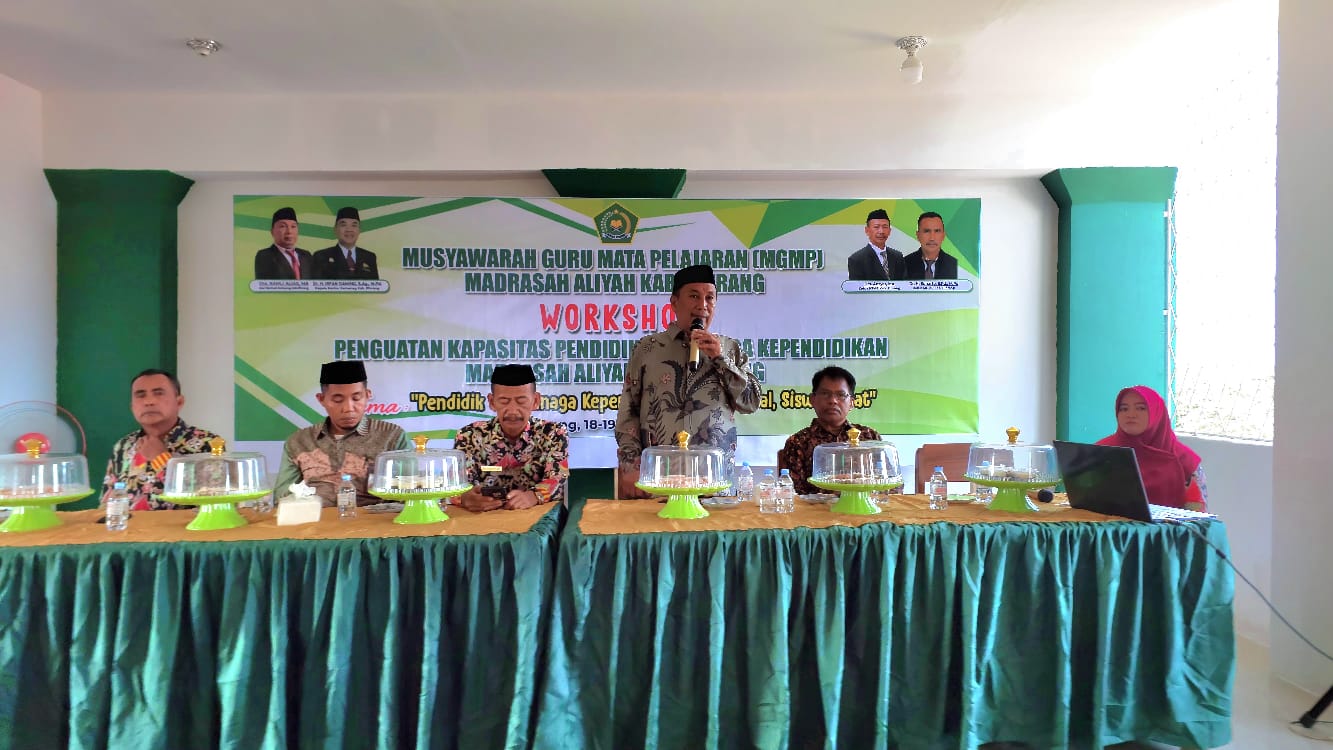 MGMP MA Pinrang gelar workshop dua hari untuk tingkatkan profesionalisme guru madrasah, dukungan penuh dari Kemenag dan kepala MA se-Pinrang.