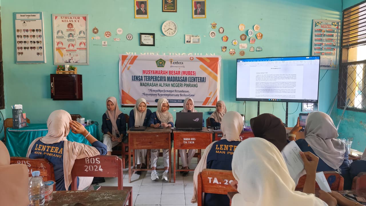 Suasana mubes Lentera MAN Pinrang
