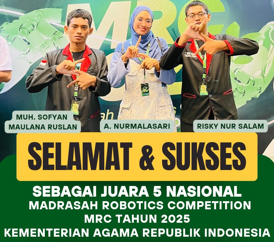 Poster Ucapan Selamat Robocom MAN Pinrang