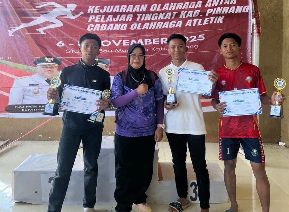 Peserta Kejuaraan Atletik MAN Pinrang