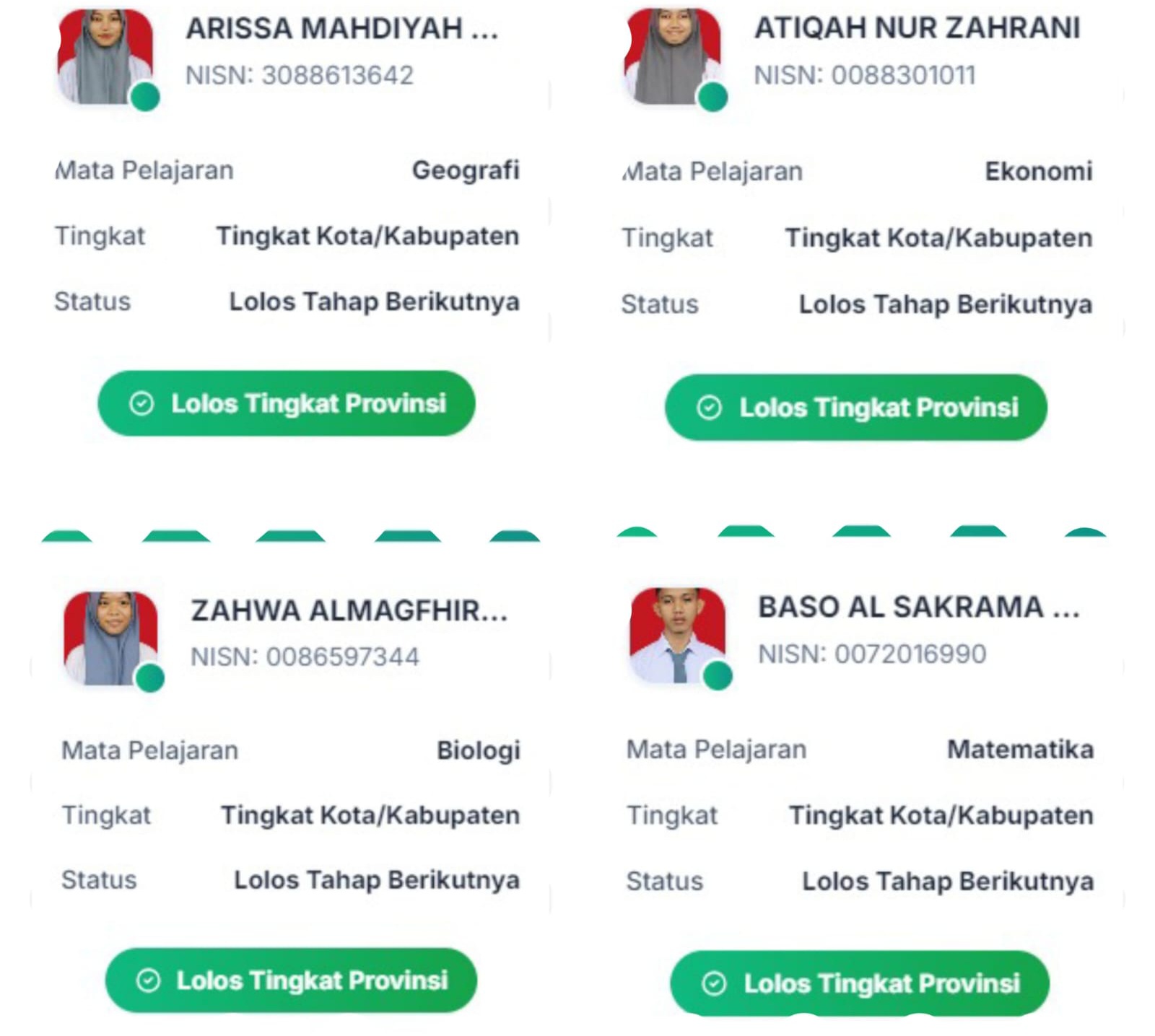 Sukses! Empat Siswa MAN 1 Kota Makassar Lolos OMI Ke Tingkat Provinsi