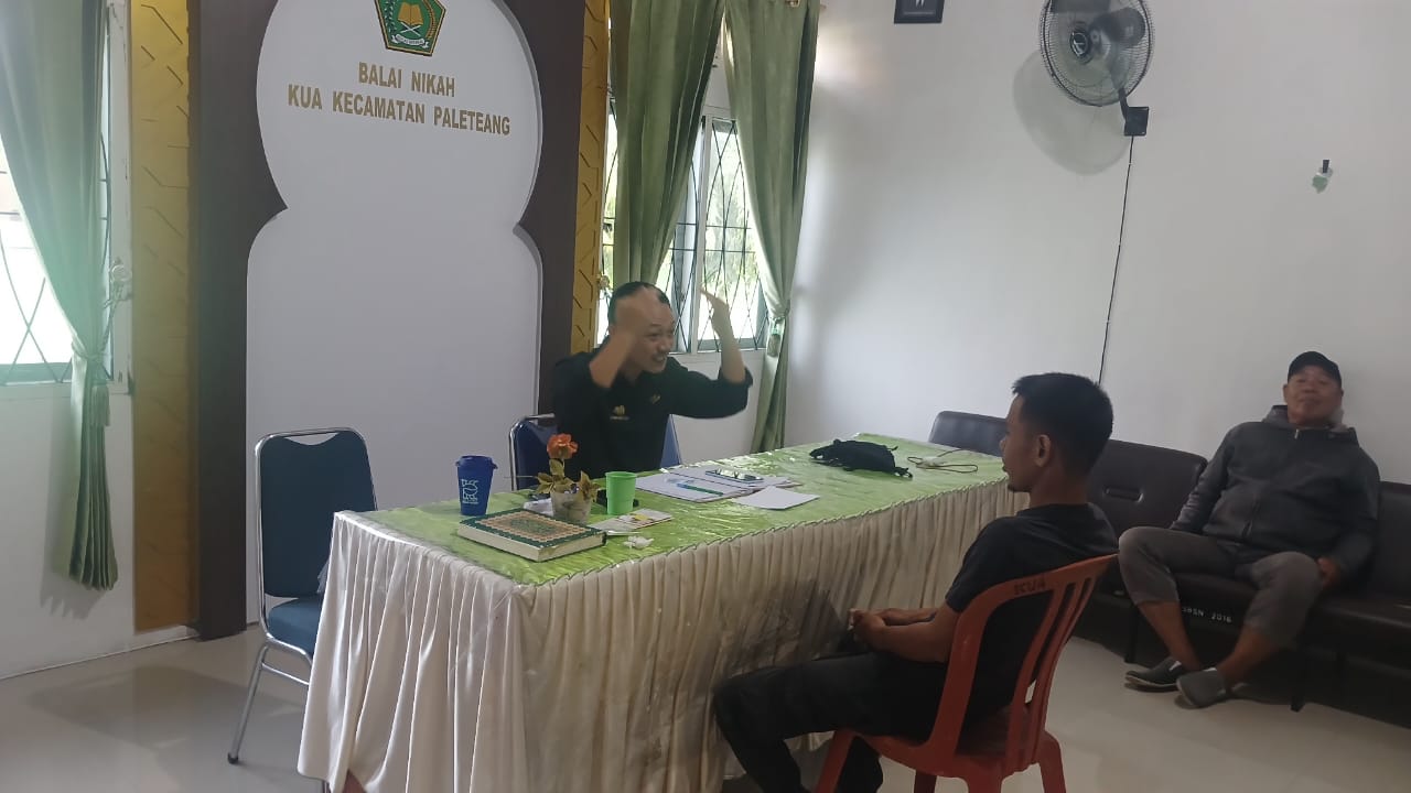 Catin Mandiri Gunakan Bahasa Isyarat, Penghulu KUA Paleteang Dampingi dengan Pelayanan Inklusif
