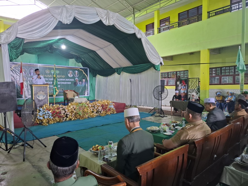 Kabid PD Pontren Muhammad Yunus saat di DDI Cambalagi, Maros.