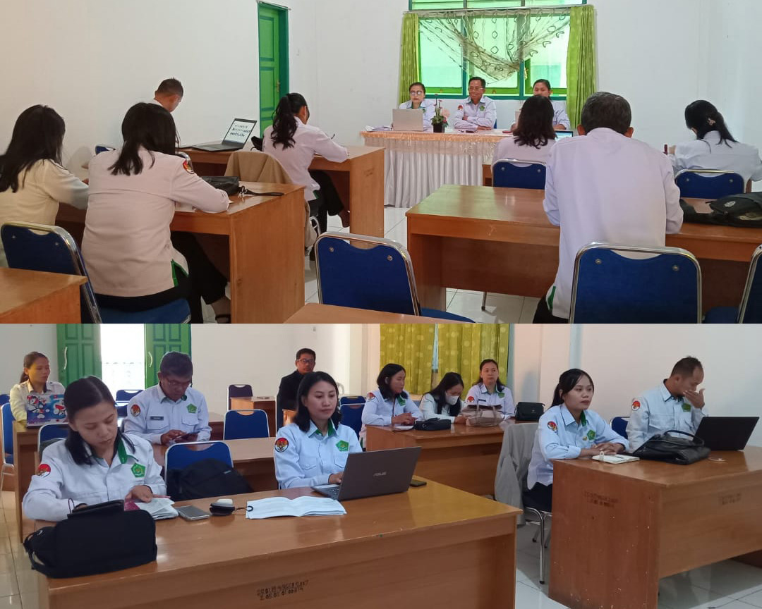 Kasi Bimas Kristen memberi arahan dalam rapat Pokjaluh Kristen Tana Toraja