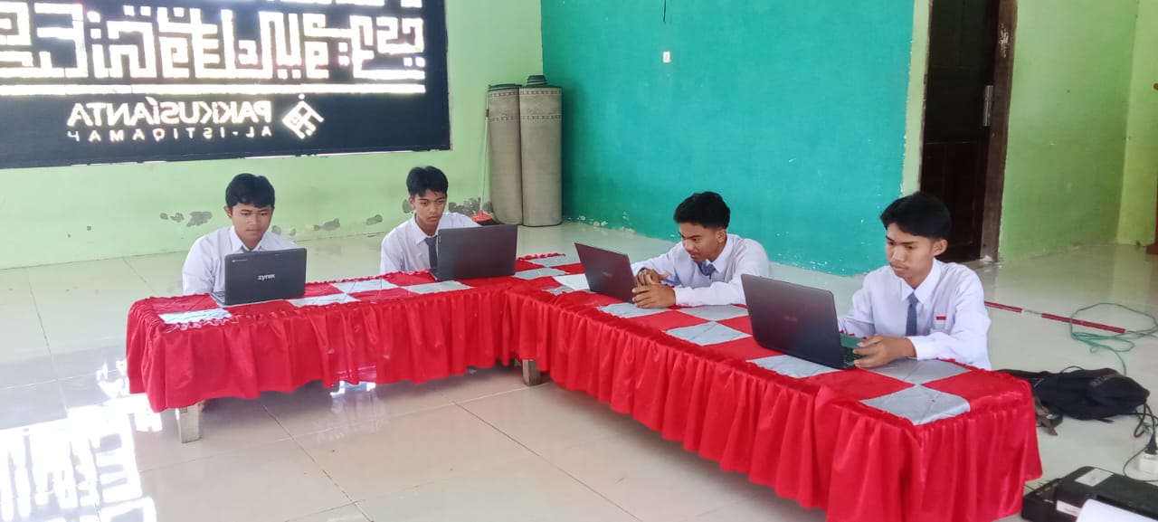 Suasana Simulasi Olimpiade Madrasah Indonesia (OMI) 2025 di MAS Darul Istiqamah Bulukumba