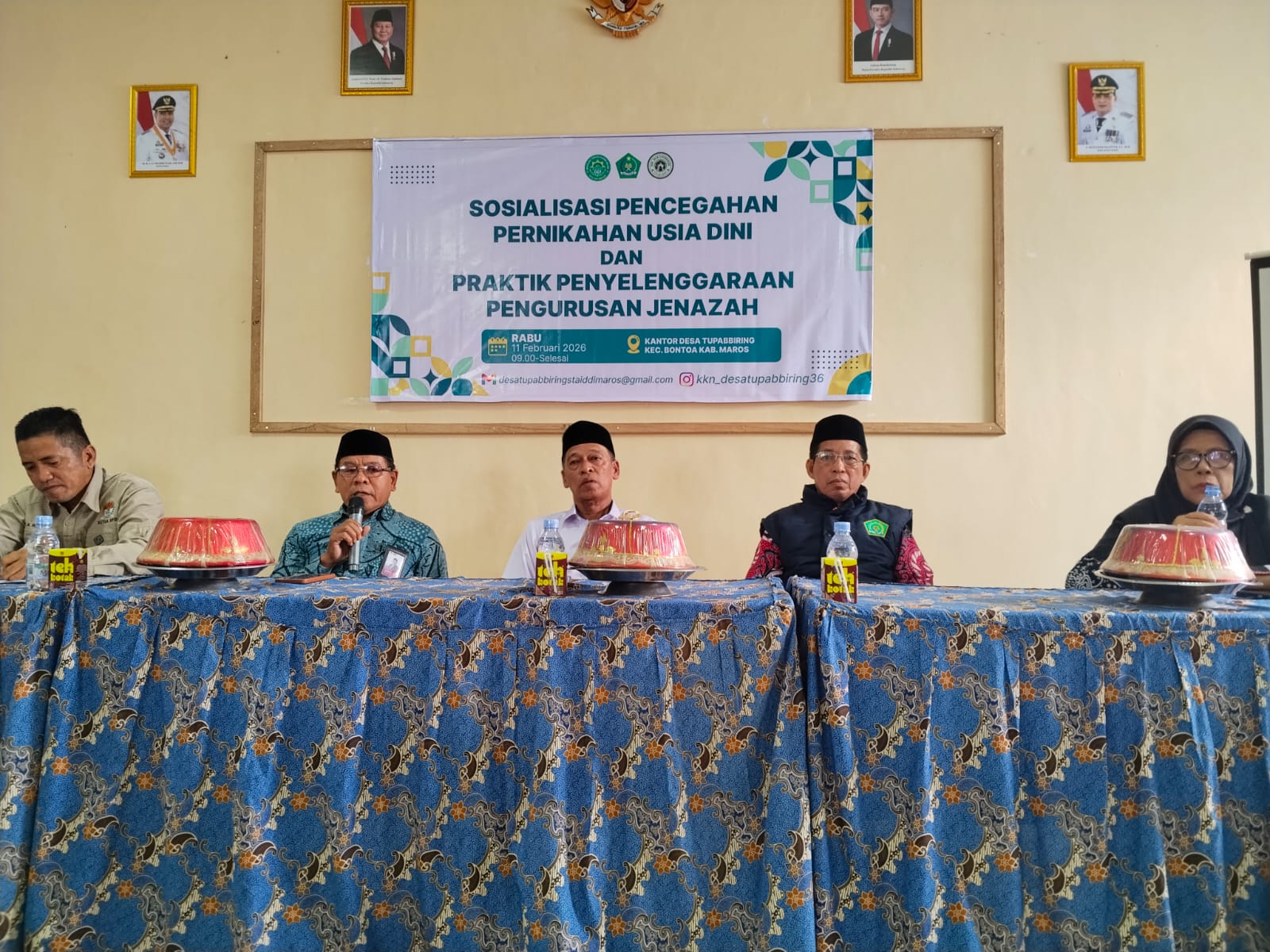 Sosialisasi pencegahan nikah dini di Kecamatan Bontoa kolaborasi mahasiswa KKN STAI DDI Maros. (Foto: ist)