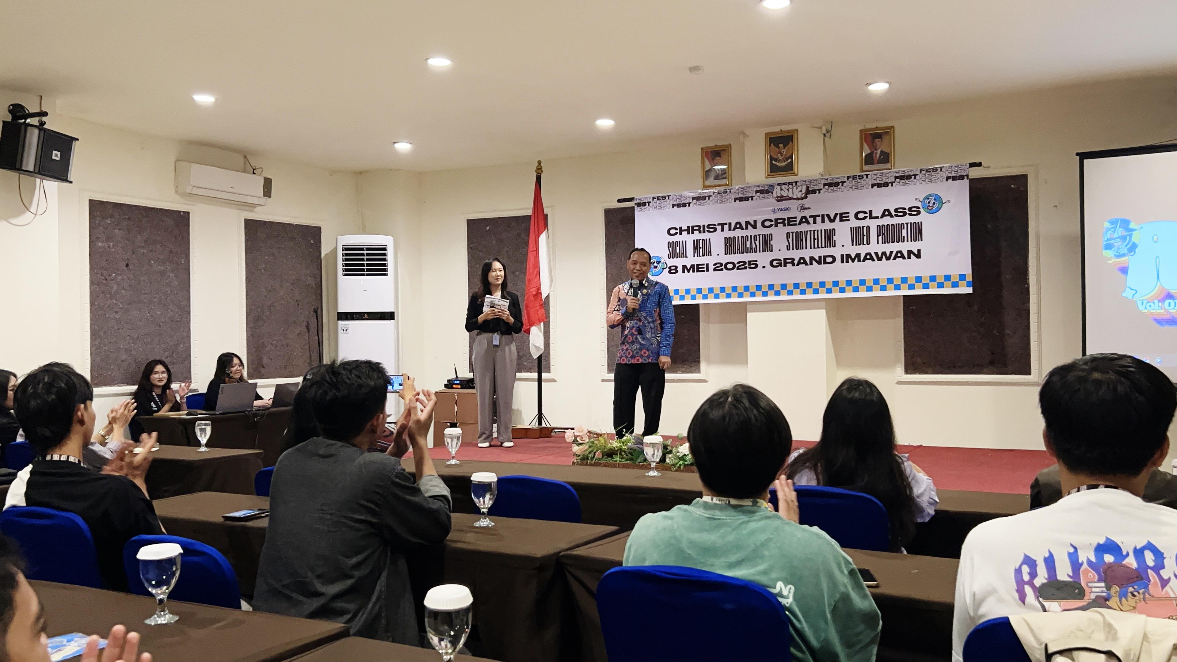 Saat memberikan sambutan