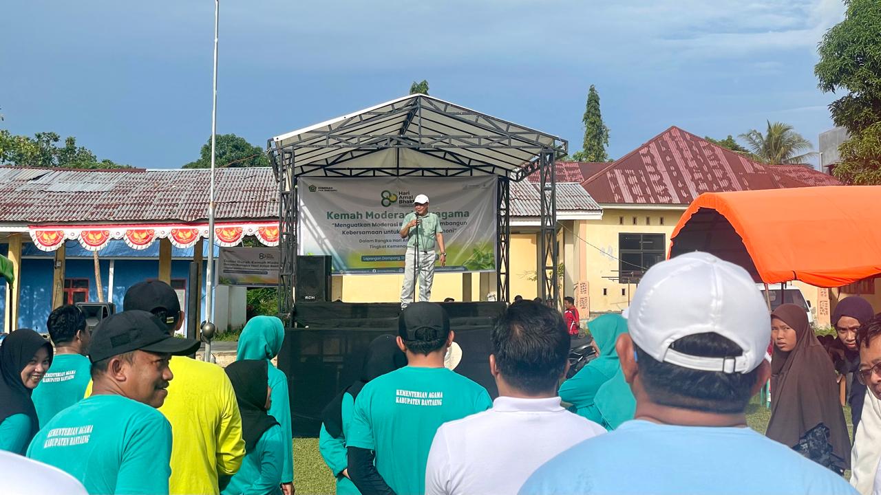 Tegaskan Harmoni Agama dan Negara, Kakan Kemenag Bantaeng Buka HAB Ke-80 pada Minggu, 14 Desember 2025 di Lapangan Dampang (Foto: Humas Kemenag Bantaeng)