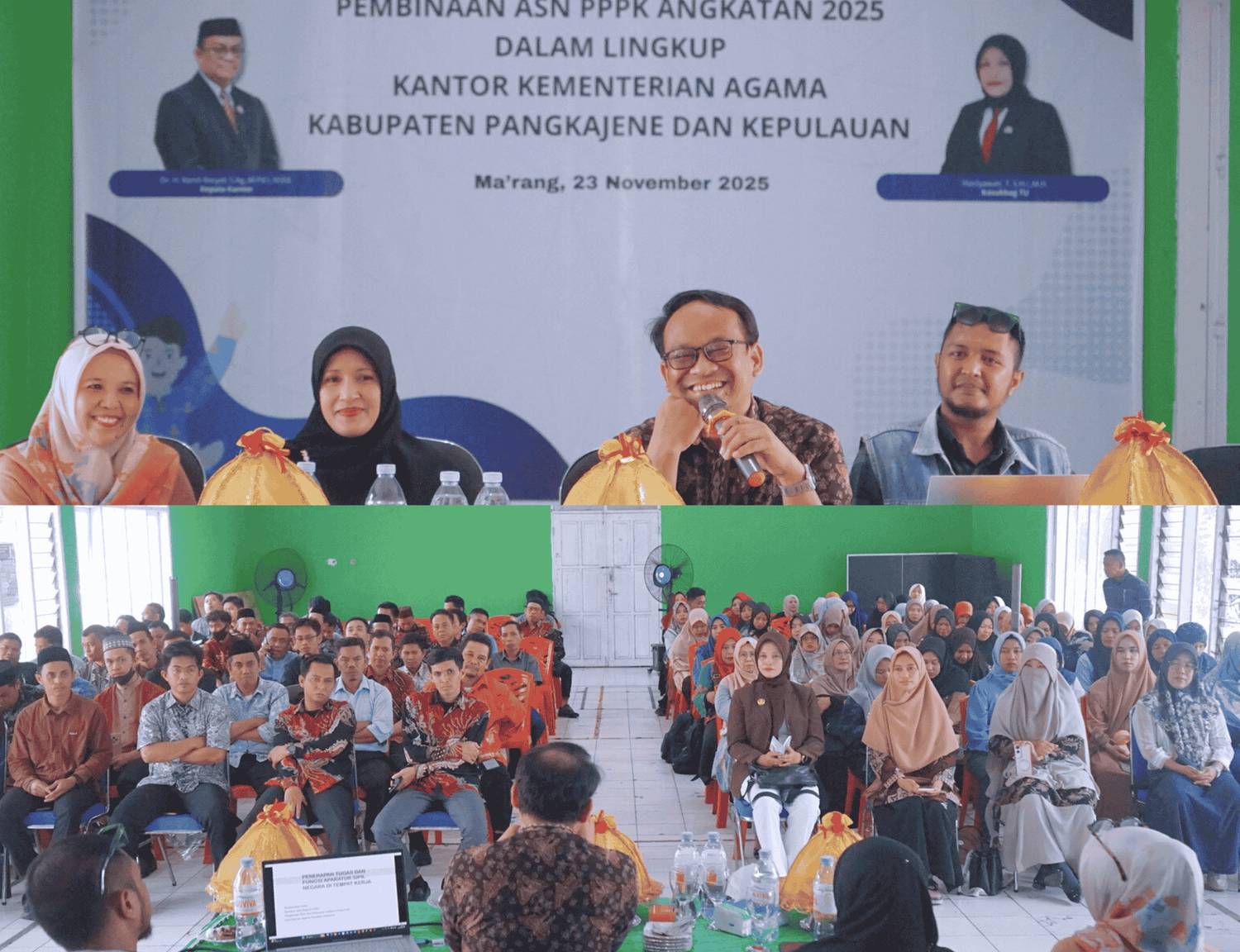 Kemenag Pangkep Gelar Pembinaan ASN PPPK Tahun 2025, Bekali 142 Peserta dengan Penguatan Disiplin dan Tugas Fungsi ASN