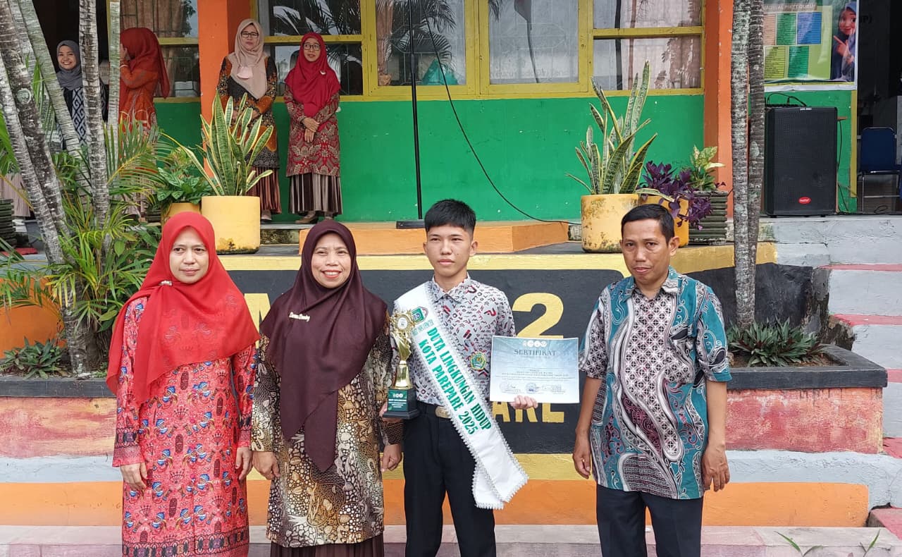 Siswa MAN 2 Kota Parepare Influenser Terbaik Duta Lingkungan Hidup