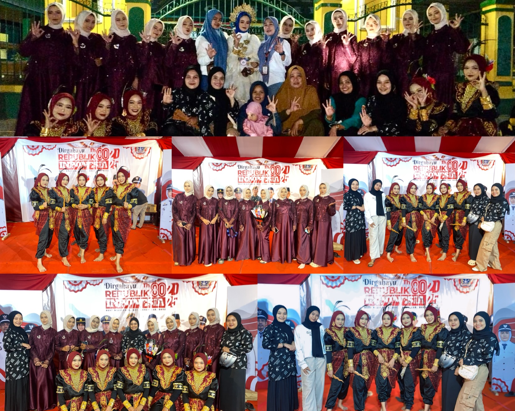 Peserta Didik dan Pembina seni  foto bersama