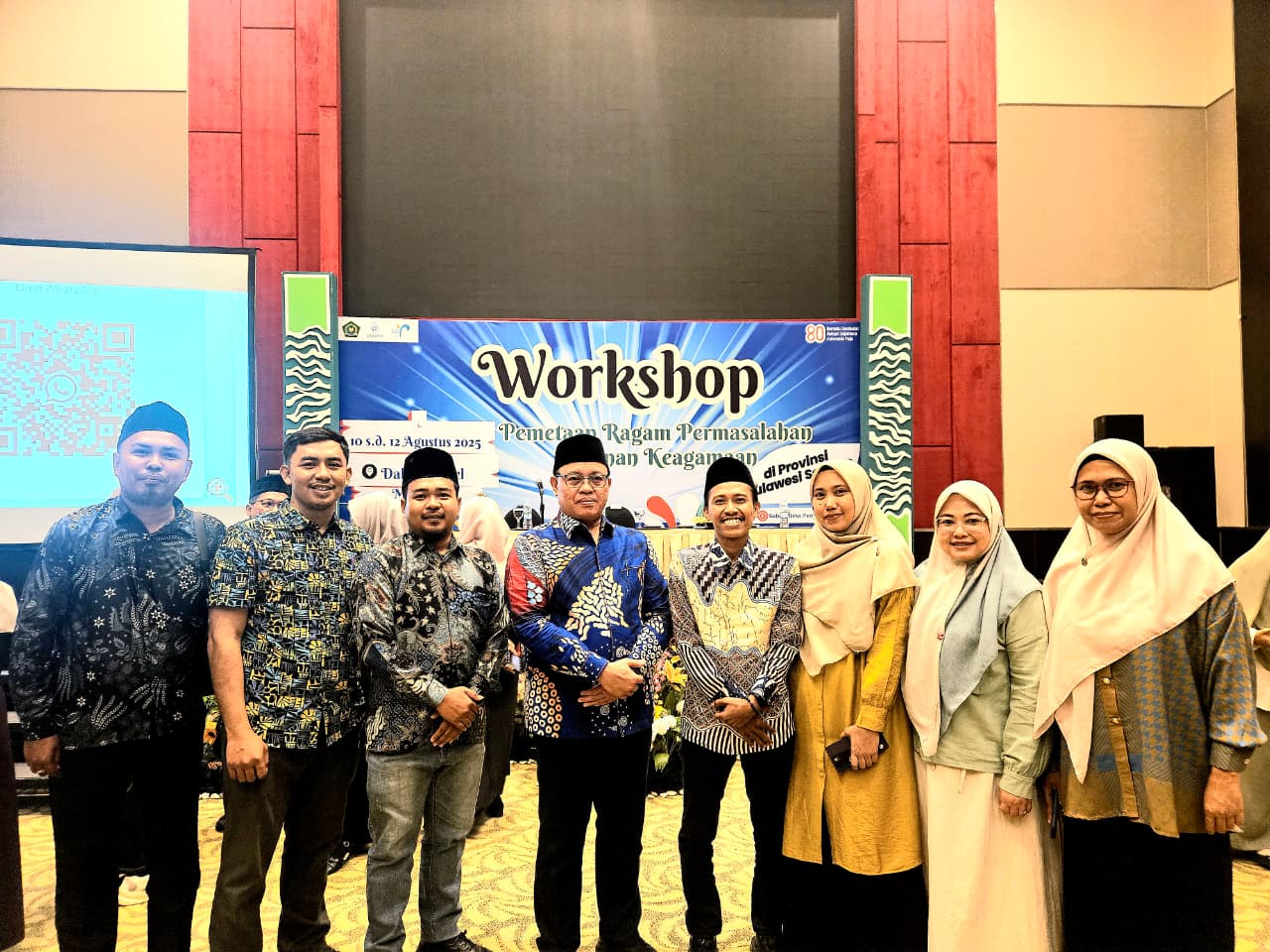 Penyuluh agama Kemenag Maros saat ikuti workshop pemetaan ragam Permasalahan layanan keagamaan. (Foto: ist)