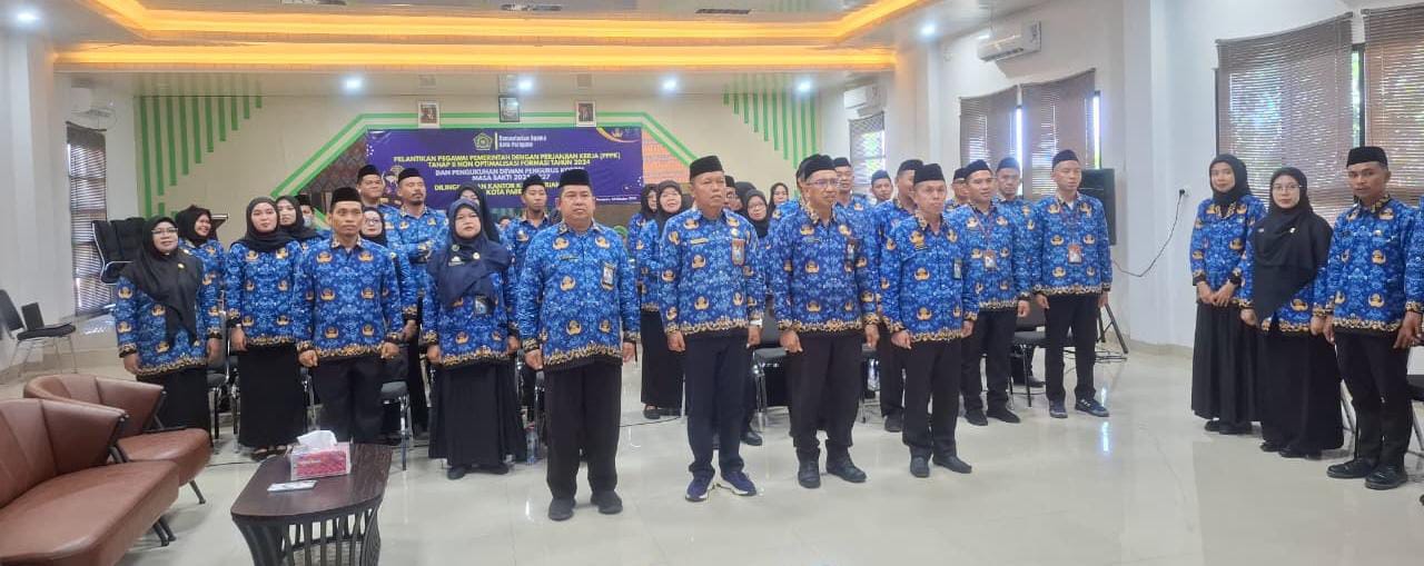 Pengukuhan Dewan Pengurus Korpri Lingkup Kemenag Kota Parepare Periode 2025-2030