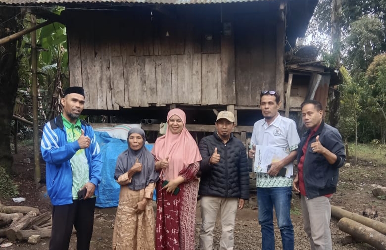 PAI Kec. Sinjai Borong Ikut Kawal Bedah Rumah Bersama BAZNAS di Desa Batu Belerang