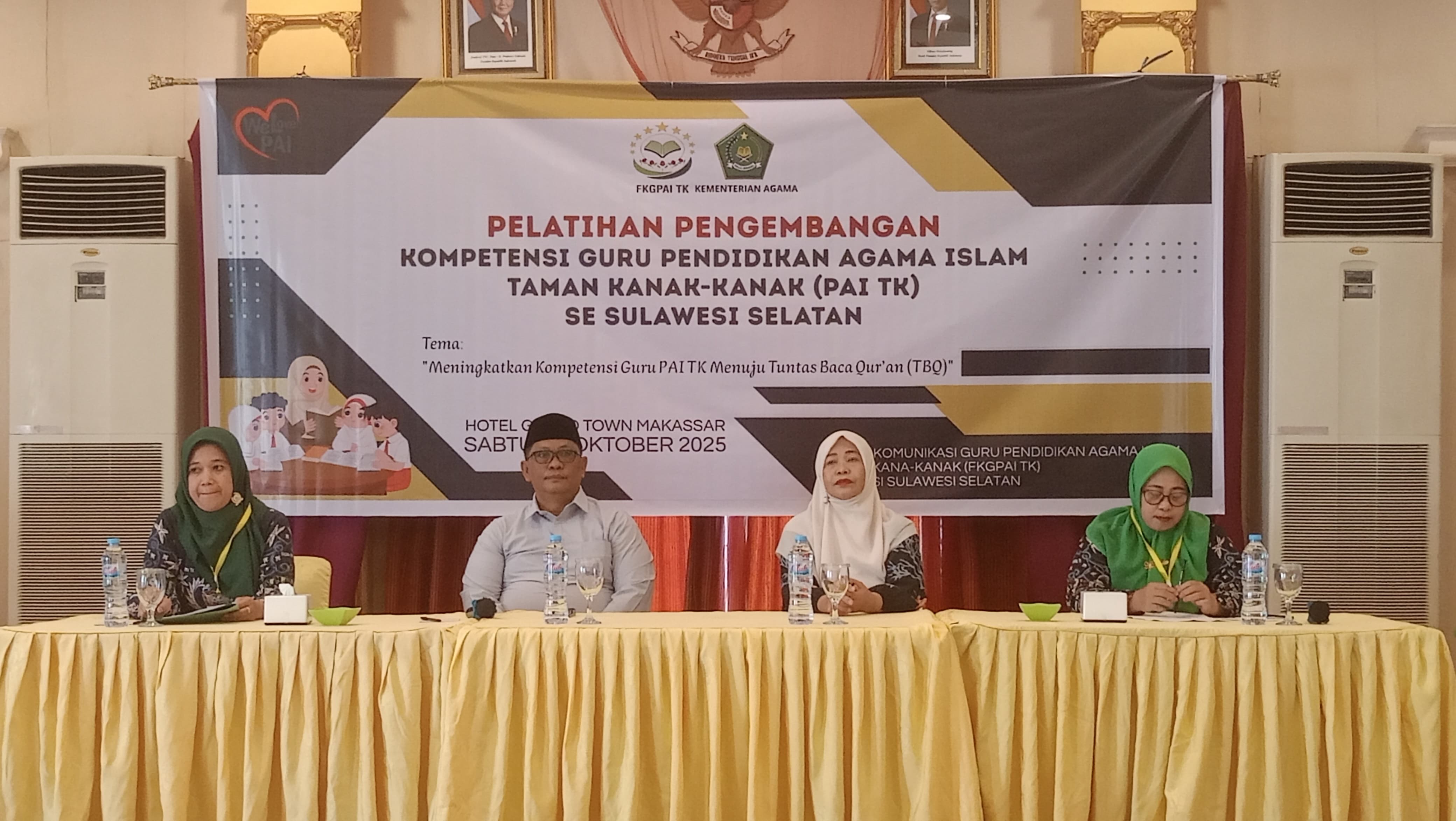 Pelatihan Pengembangan Kompetensi Guru PAI TK se-Sulawesi Selatan Digelar di Makassar