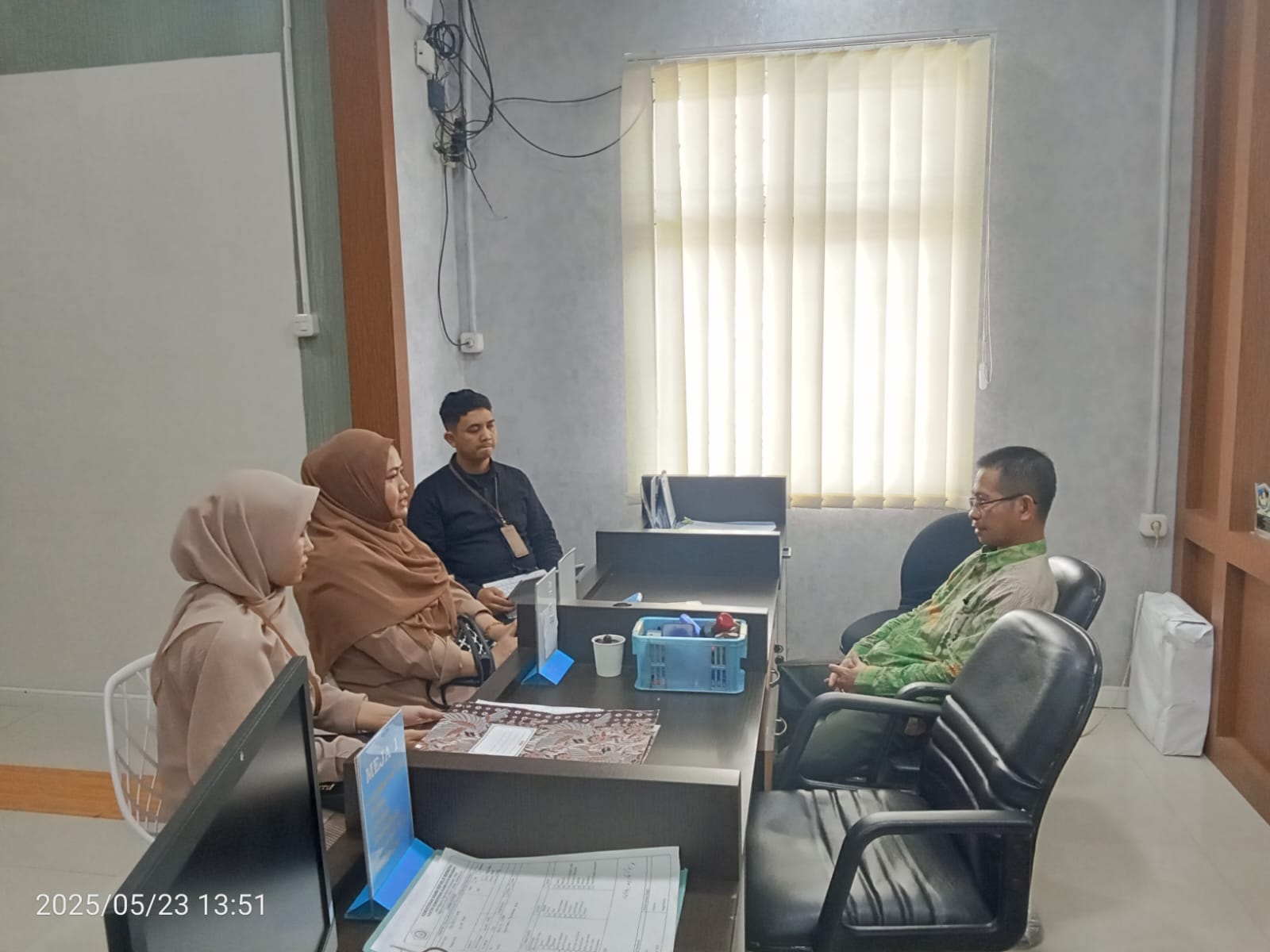 Saat koordinasi dengan Ombudsman