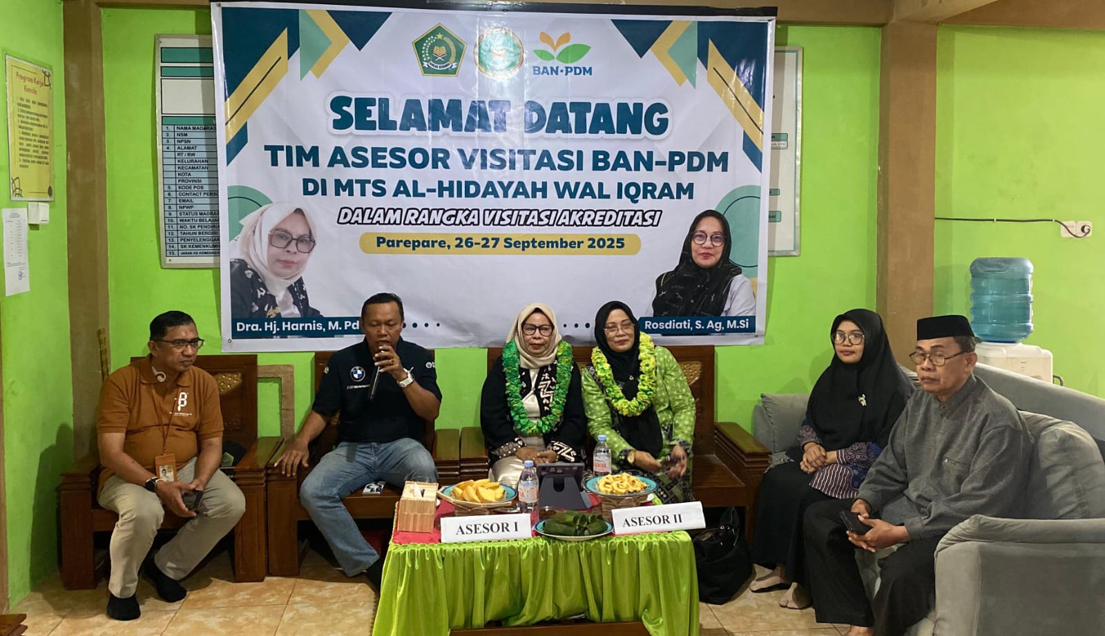 Visitasi Akreditasi di MTs Al-Hidayah Wal Iqram