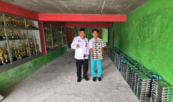 Kasi Pendidikan Madrasah Kemenag Sidrap Pantau Progres MBG dan 07 Kebiasaan Anak Indonesia Hebat