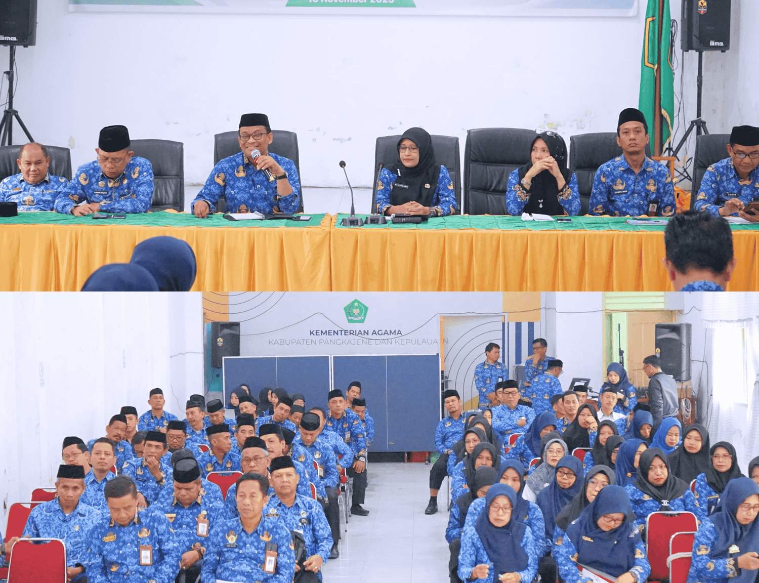 Kemenag Pangkep Gelar Rapat Koordinasi Triwulan III, Evaluasi Kinerja Pokja ZI dan Persiapan HAB Kemenag ke-80