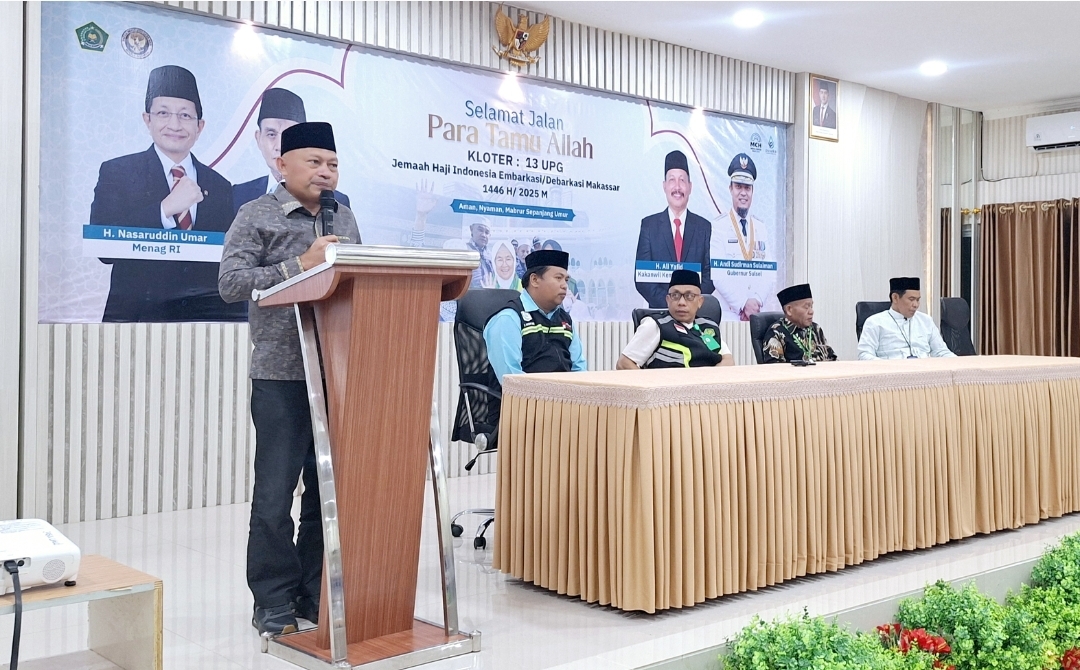 Lepas Kloter 13,  Wakil Gubernur Malut : Sabar dan Fisik Prima Kunci Sukses Ibadah Haji