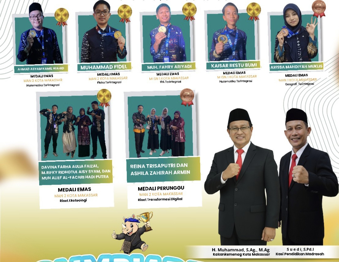 Makassar Raih 5 Emas dan 2 Perunggu di OMI 2025, Harumkan Nama Sulawesi Selatan