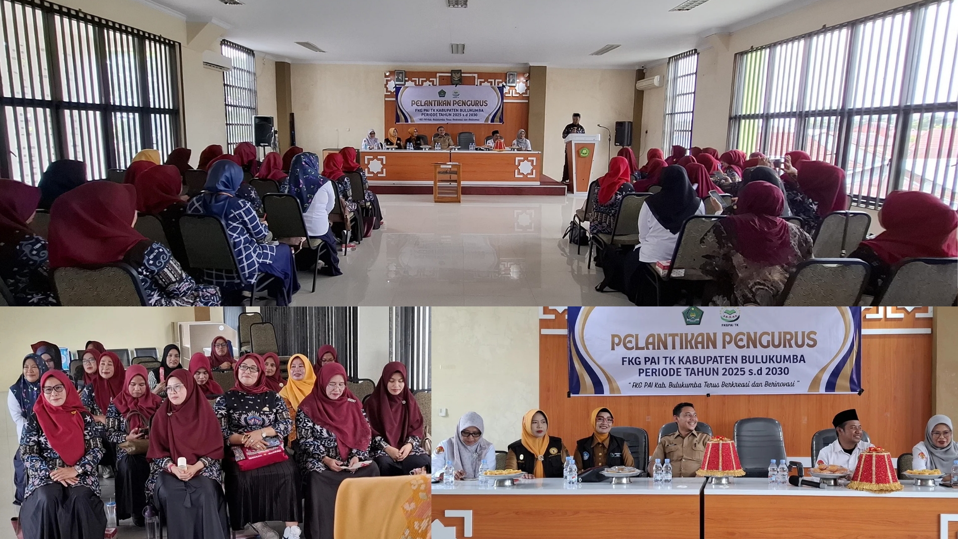 Suasana Pelantikan Pengurus FKG PAI TK Masa Bakti 2025–2030