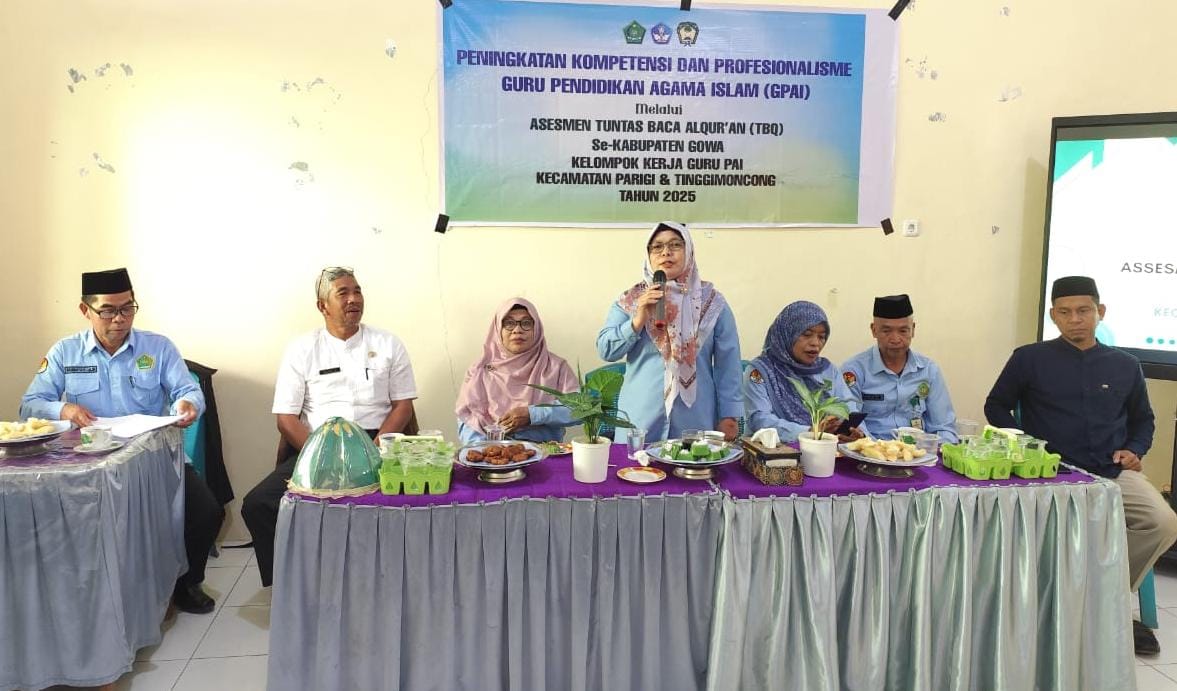 Kasi PAI saat membuka kegiatan