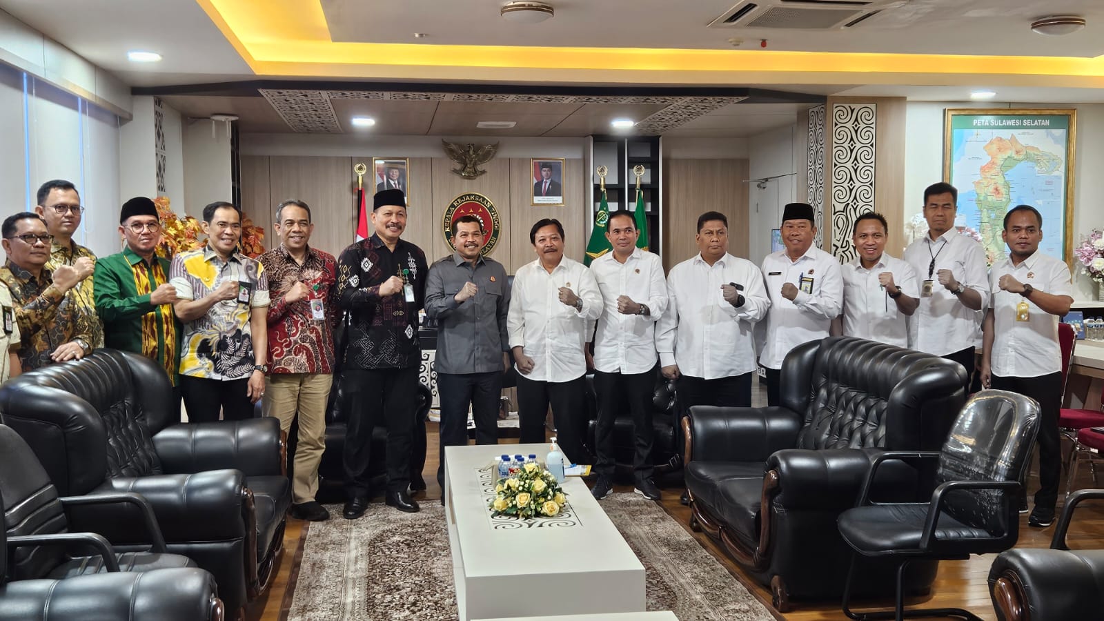 “Deal”,Kanwil Kemenag, Kanwil ATR/BPN dan Kejati Sulsel Bentuk Satgas Percepatan Pensertifikasian Tanah Wakaf dan Rumah Ibadah