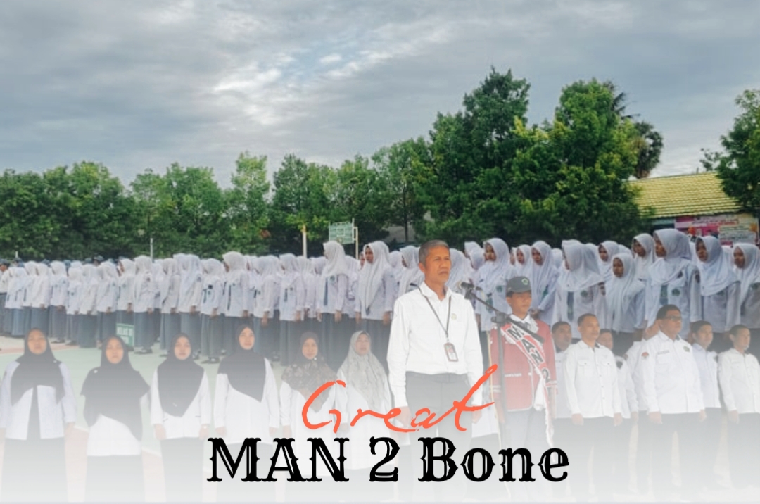 "Terima kasih kepada seluruh guru, pegawai dan siswa yang telah menjadi tuan rumah yang baik bagi seluruh tamu dari berbagai kabupaten/kota di Sulawesi Selatan", ucap Kepala MAN 2 Bone.