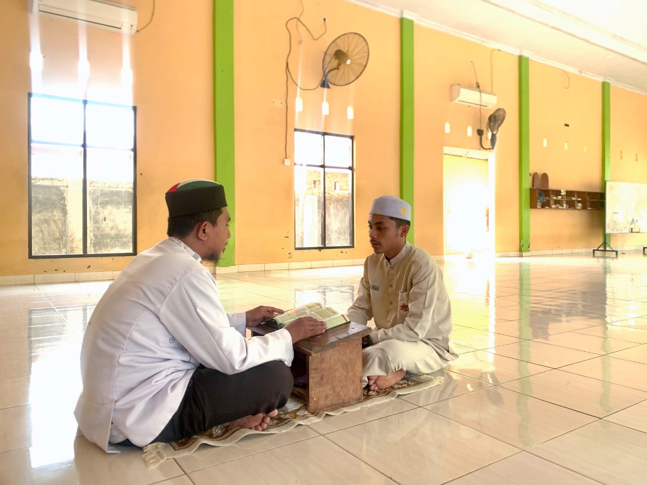 Ulil saat setoran akhir hapalan