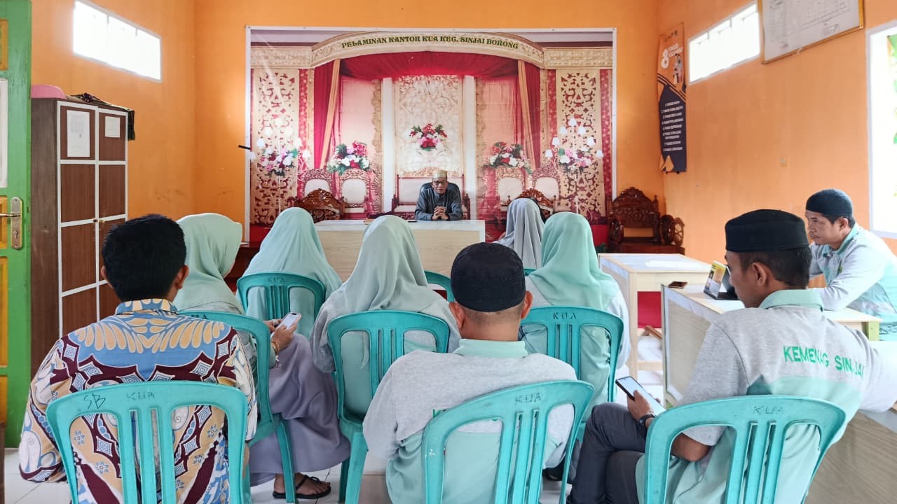 KUA Sinjai Borong rapat persiapan program The Most KUA